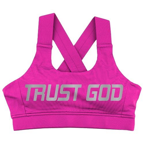 Crossback Sports Bra - Trust God – Glory Active